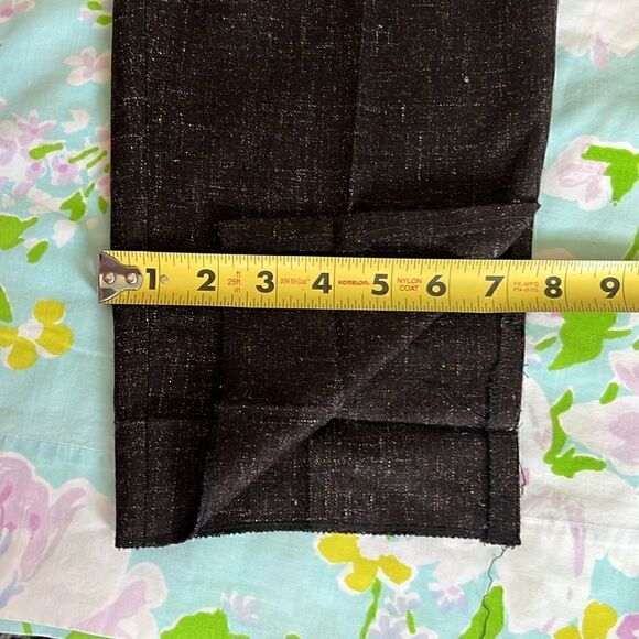 Vintage Escada Wool Pants Notched Ankles - 40 ALTERED - Picture 13 of 16